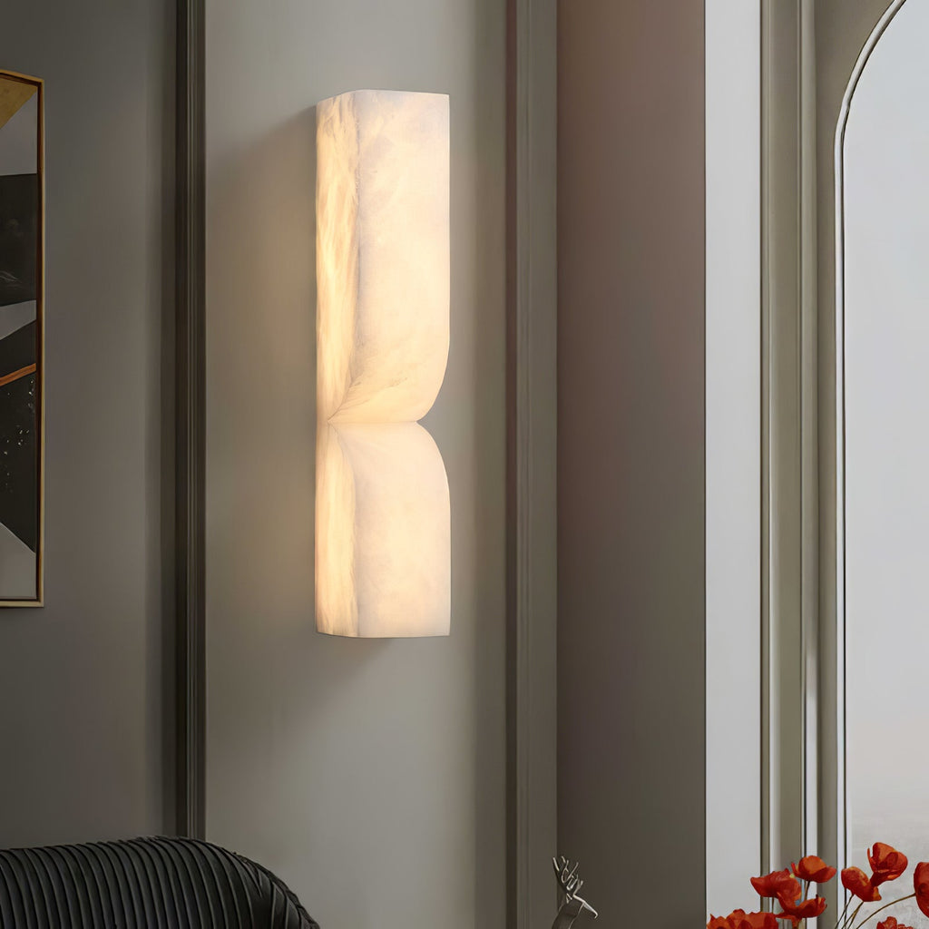 Alabaster Essence Wall Light Fixture Lighting Lobby