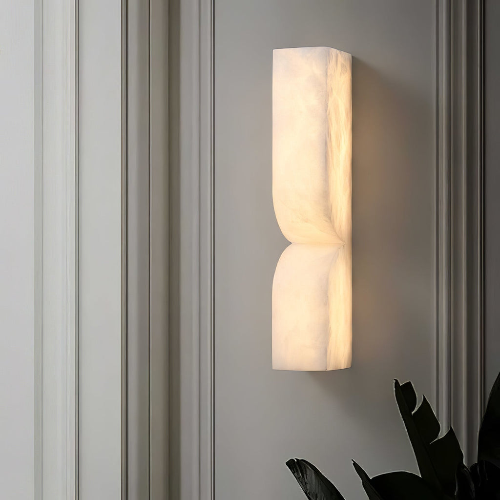 Alabaster Essence Wall Light Fixture Lighting Lobby