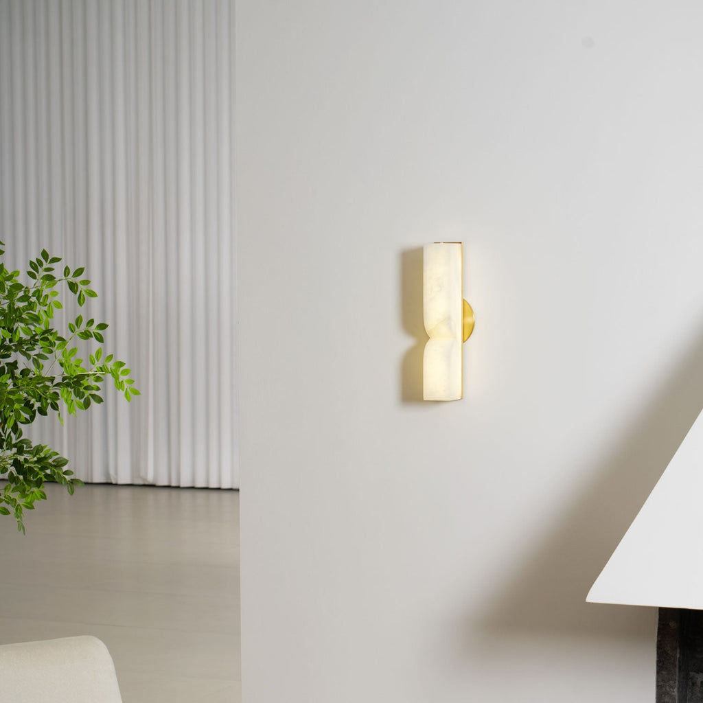 Alabaster Essence Wall Light Fixture Lighting Lobby