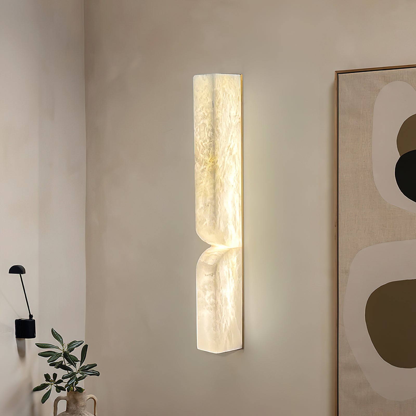 Alabaster Essence Wall Light Fixture Lighting Lobby