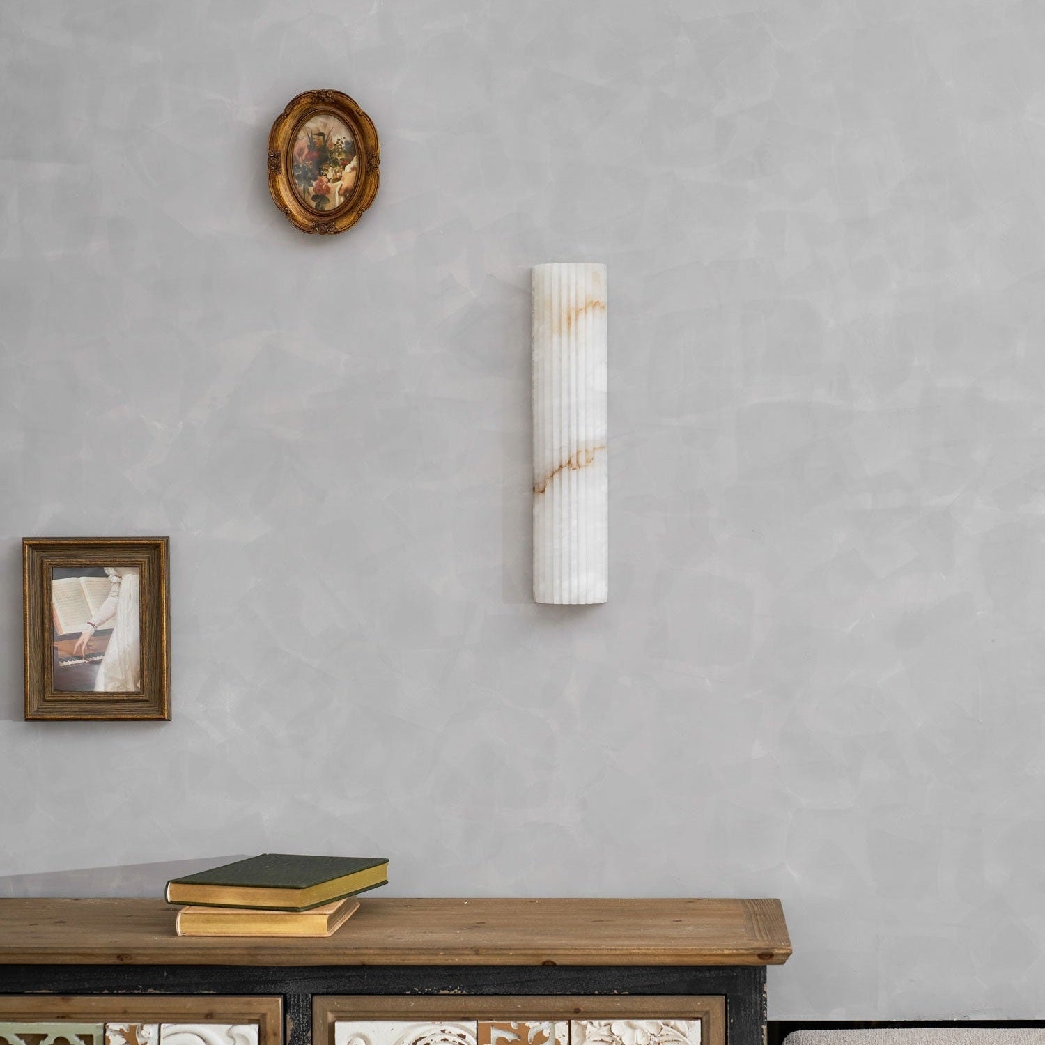Alvia Alabaster Ceiling Fixture Lighting Lobby