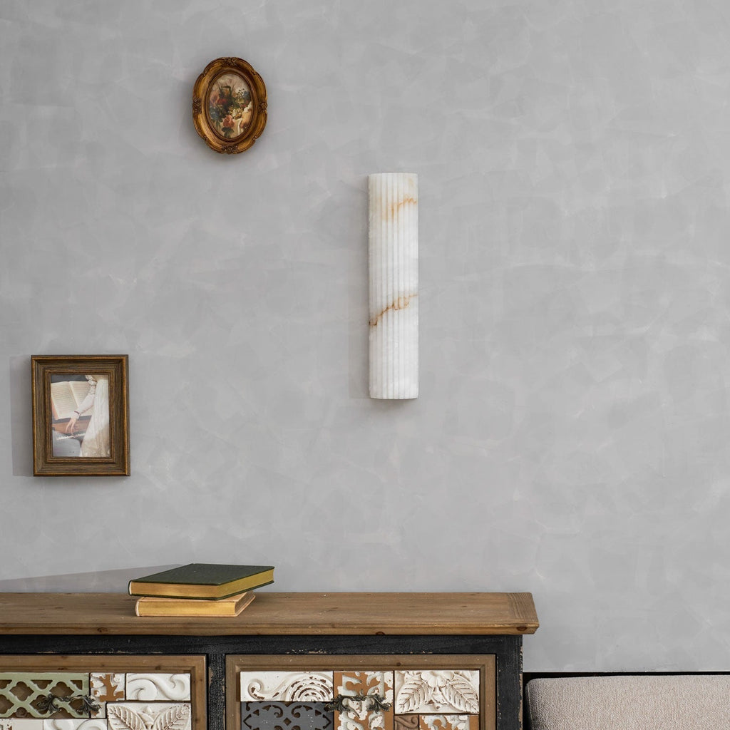 Alvia Alabaster Ceiling Fixture Lighting Lobby