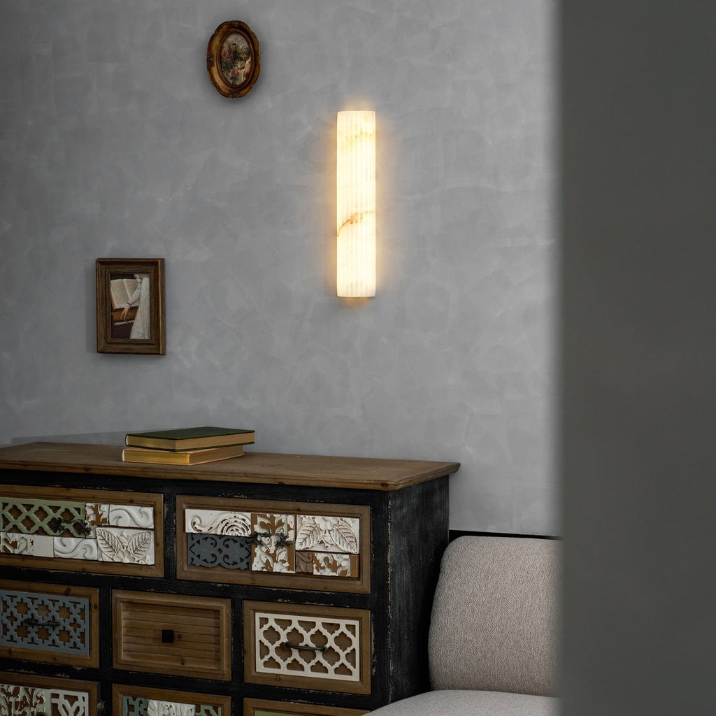 Alvia Alabaster Ceiling Fixture Lighting Lobby