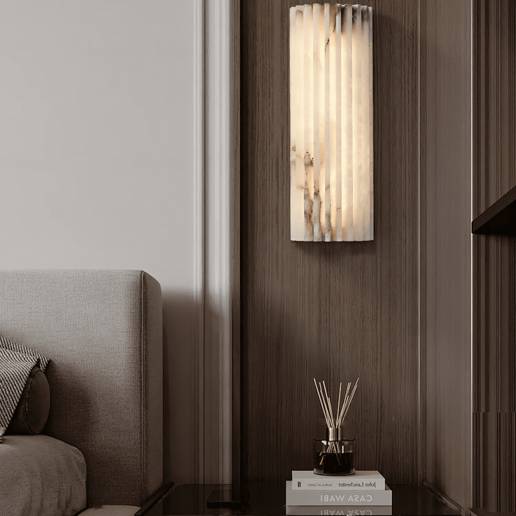 Alvia Alabaster Ceiling Fixture Lighting Lobby