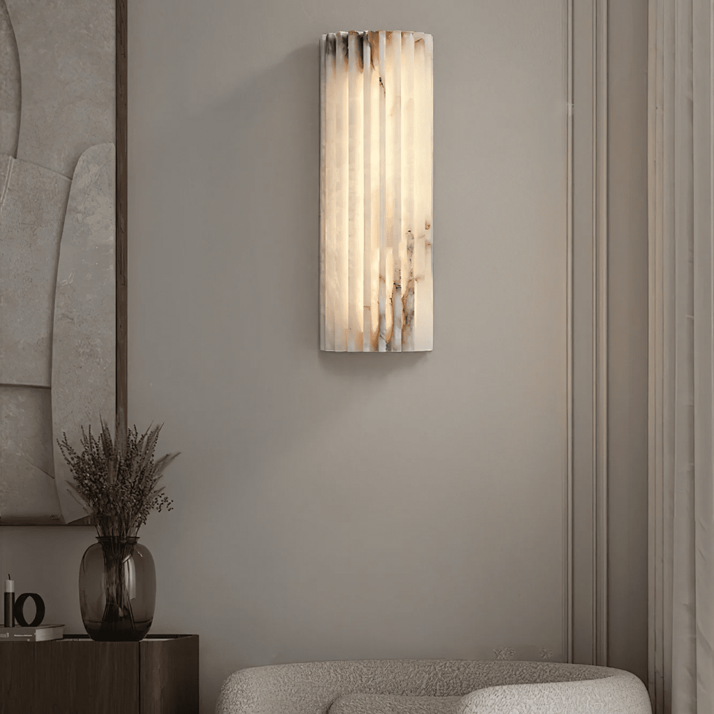 Alvia Alabaster Ceiling Fixture Lighting Lobby