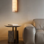 Alvia Alabaster Ceiling Fixture Lighting Lobby