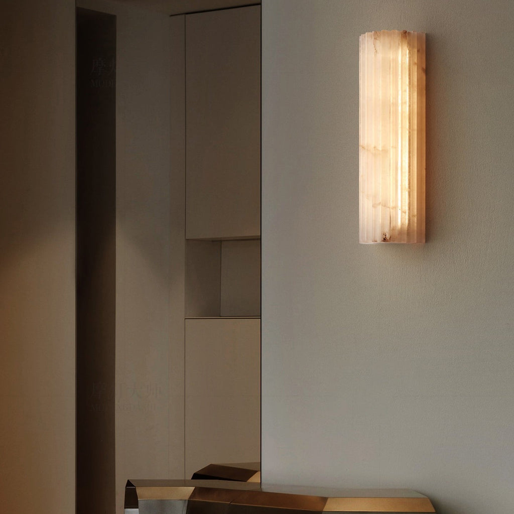 Alvia Alabaster Ceiling Fixture Lighting Lobby