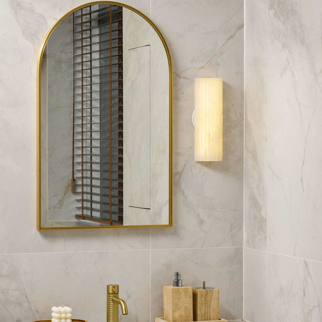 Alvia Alabaster Ceiling Fixture Lighting Lobby