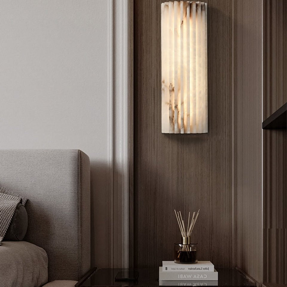 Alvia Alabaster Ceiling Fixture Lighting Lobby