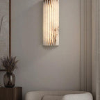 Alvia Alabaster Ceiling Fixture Lighting Lobby