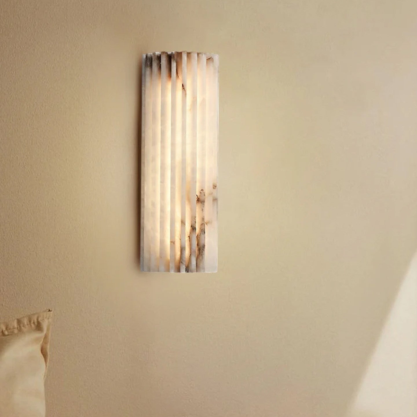Alvia Alabaster Ceiling Fixture Lighting Lobby