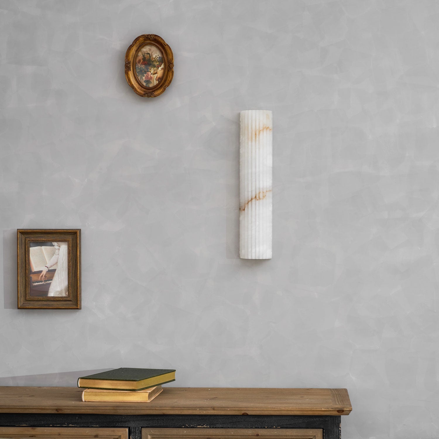 Alvia Alabaster Ceiling Fixture Lighting Lobby
