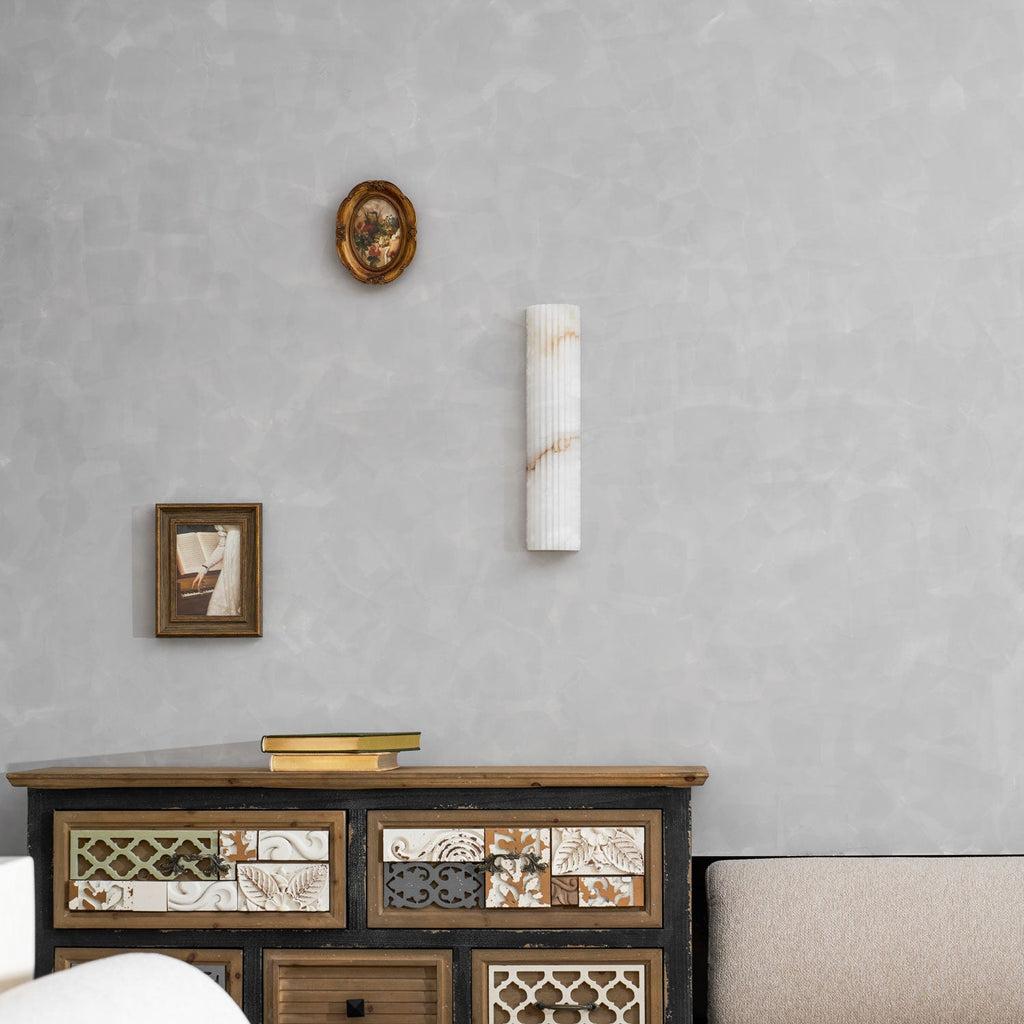 Alvia Alabaster Ceiling Fixture Lighting Lobby