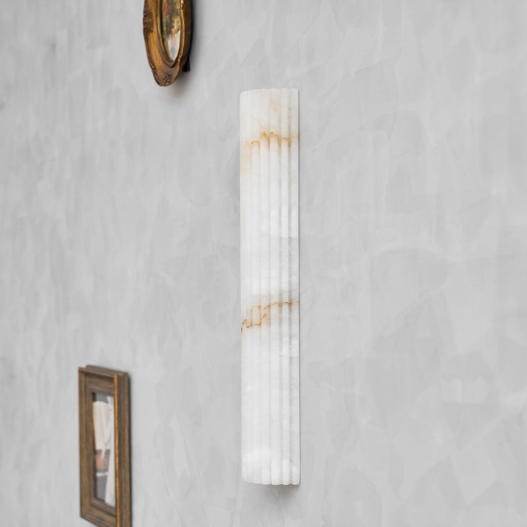 Alvia Alabaster Ceiling Fixture Lighting Lobby
