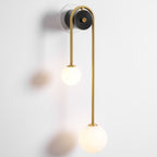 Arc Brass Sconce Light Lighting Lobby