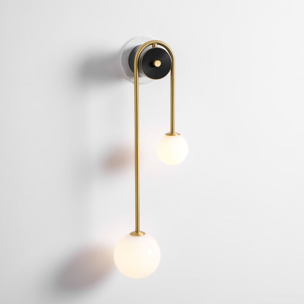 Arc Brass Sconce Light Lighting Lobby