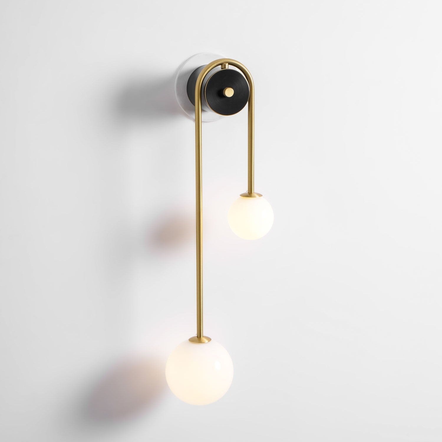 Arc Brass Sconce Light Lighting Lobby