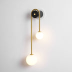 Arc Brass Sconce Light Lighting Lobby