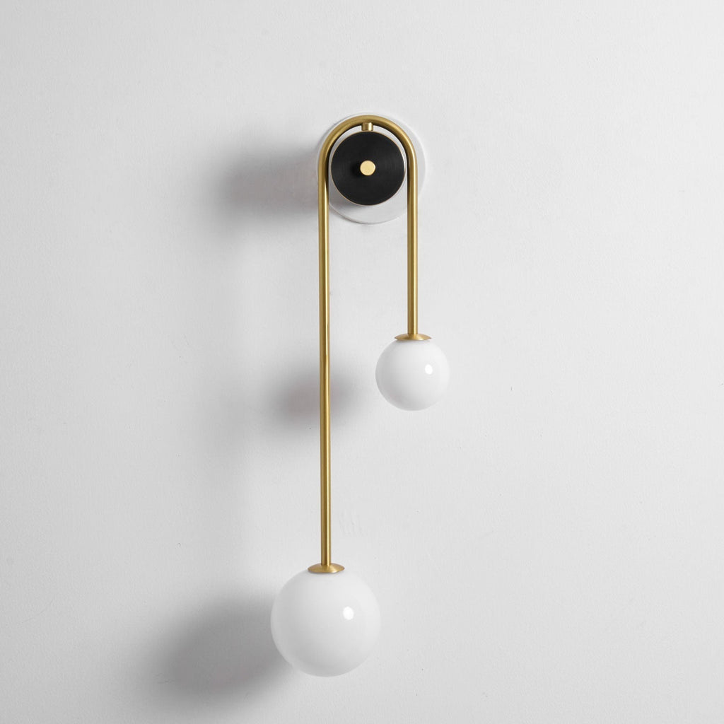 Arc Brass Sconce Light Lighting Lobby