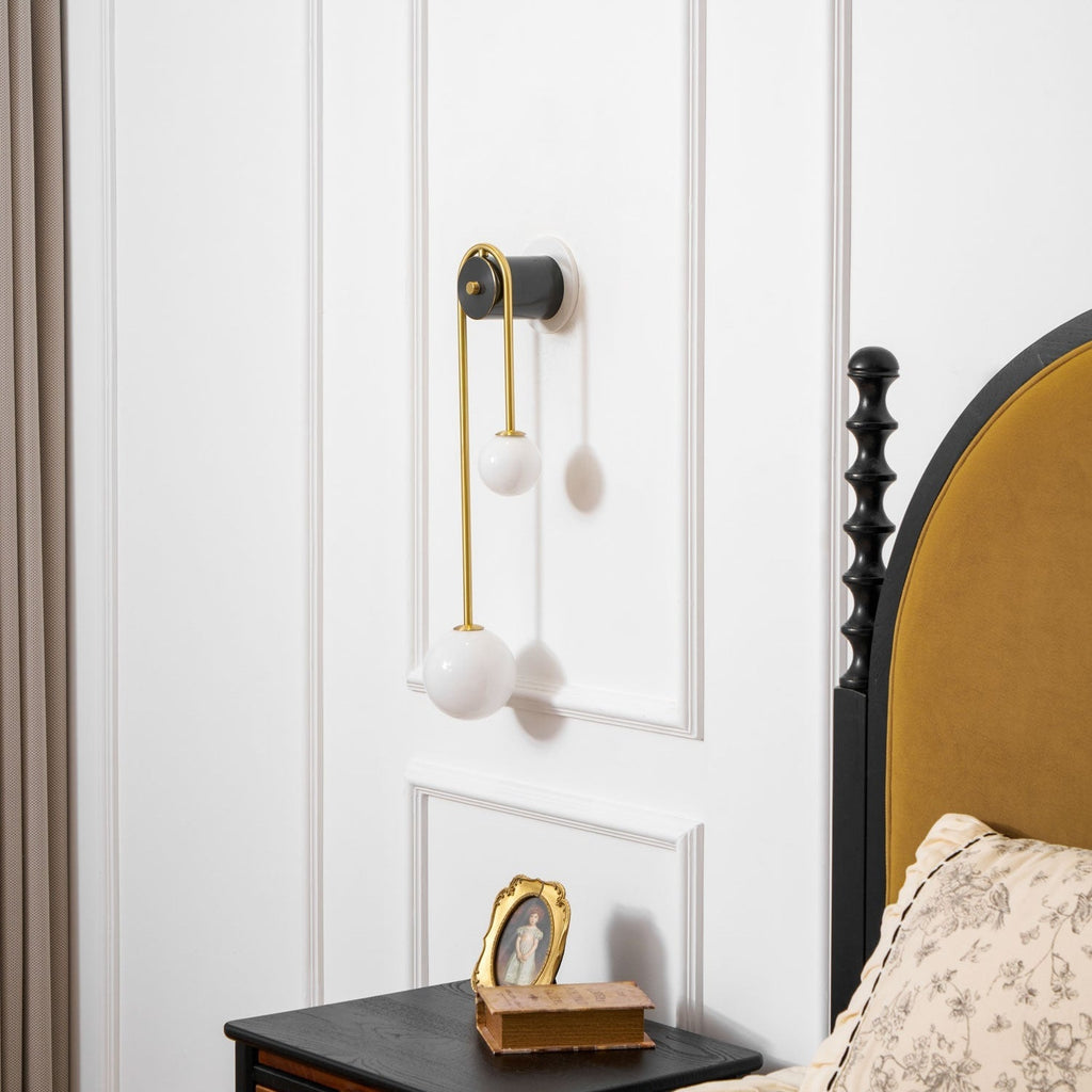 Arc Brass Sconce Light Lighting Lobby