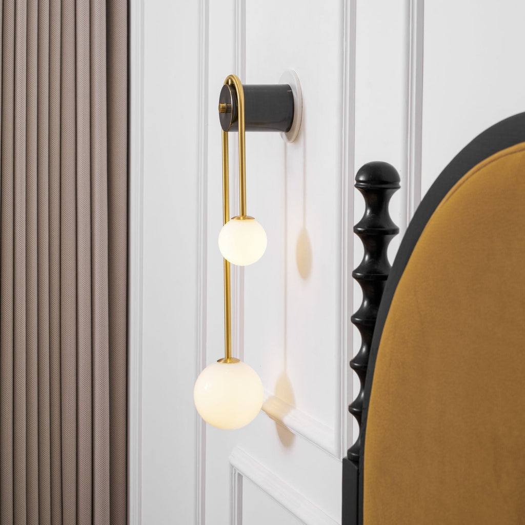 Arc Brass Sconce Light Lighting Lobby
