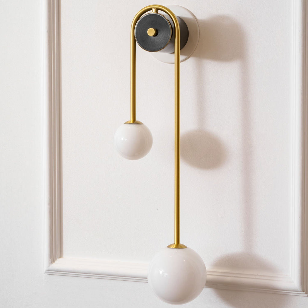 Arc Brass Sconce Light Lighting Lobby