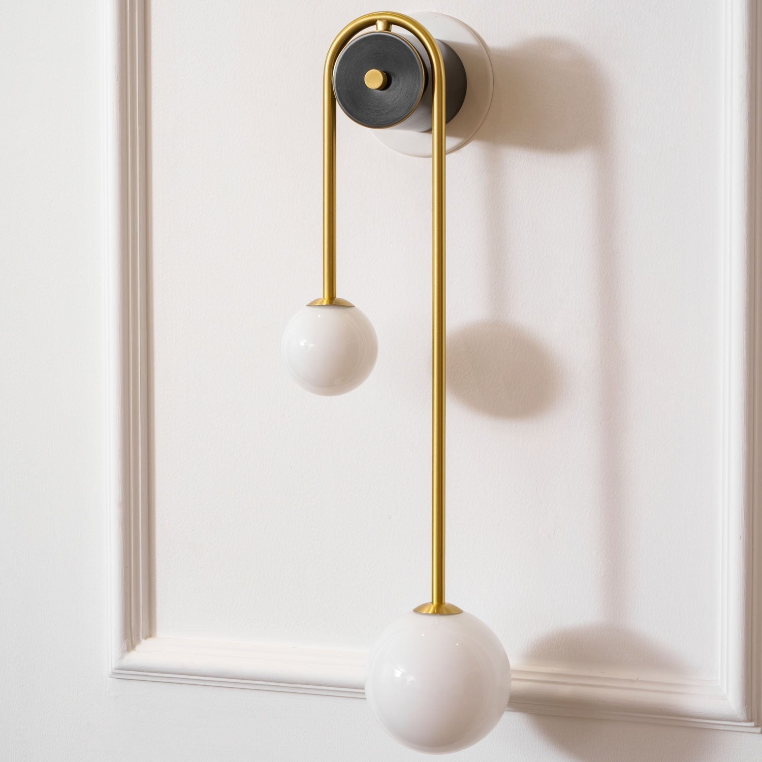 Arc Brass Sconce Light Lighting Lobby