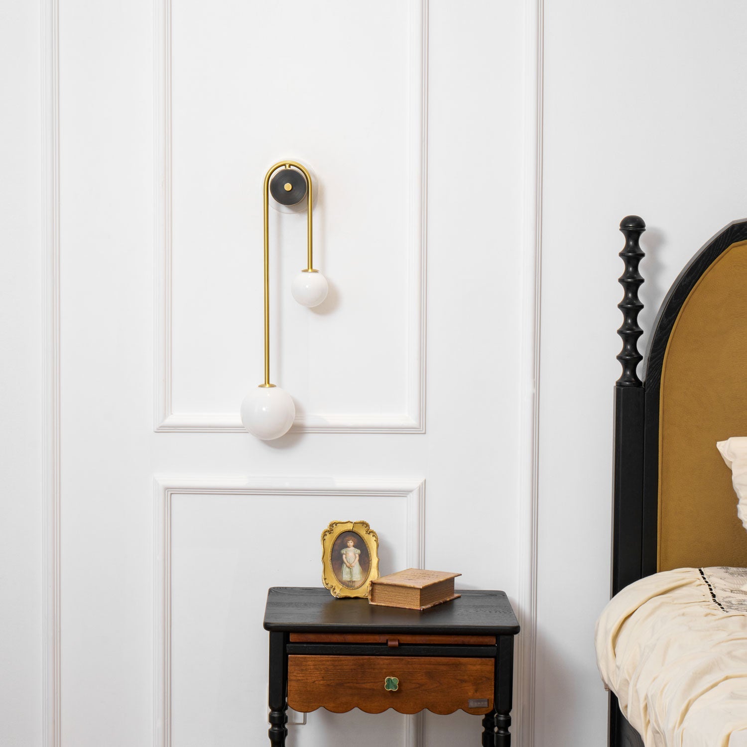 Arc Brass Sconce Light Lighting Lobby