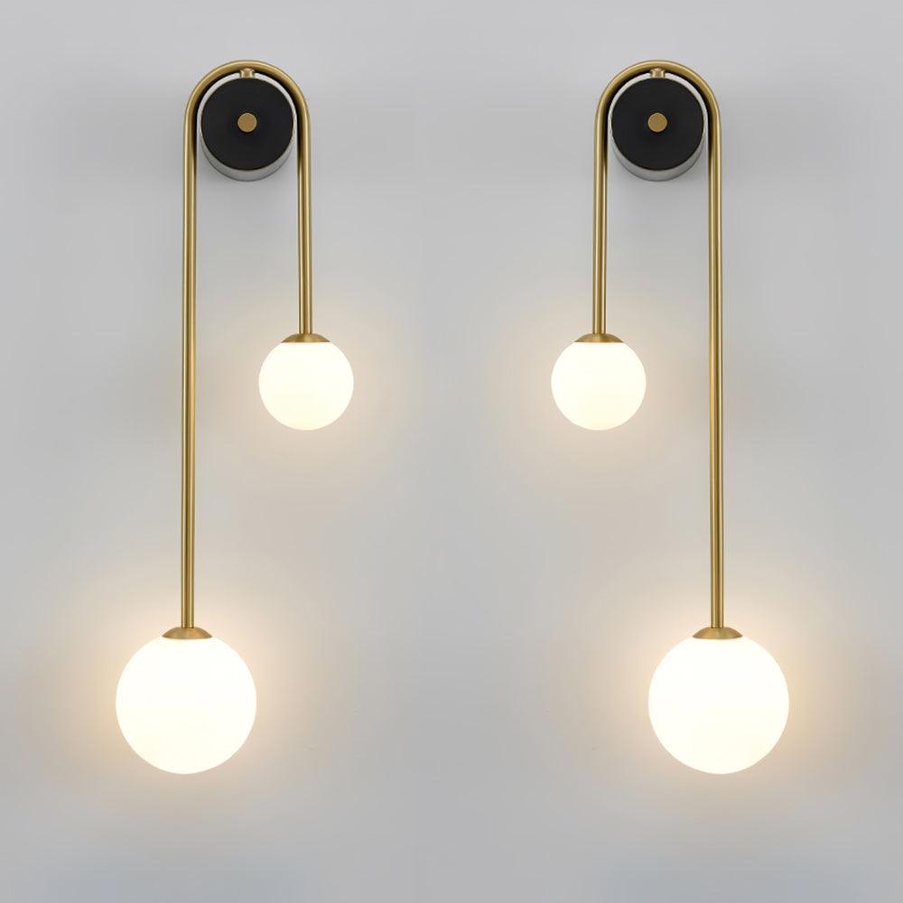 Arc Brass Sconce Light Lighting Lobby