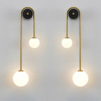 Arc Brass Sconce Light Lighting Lobby