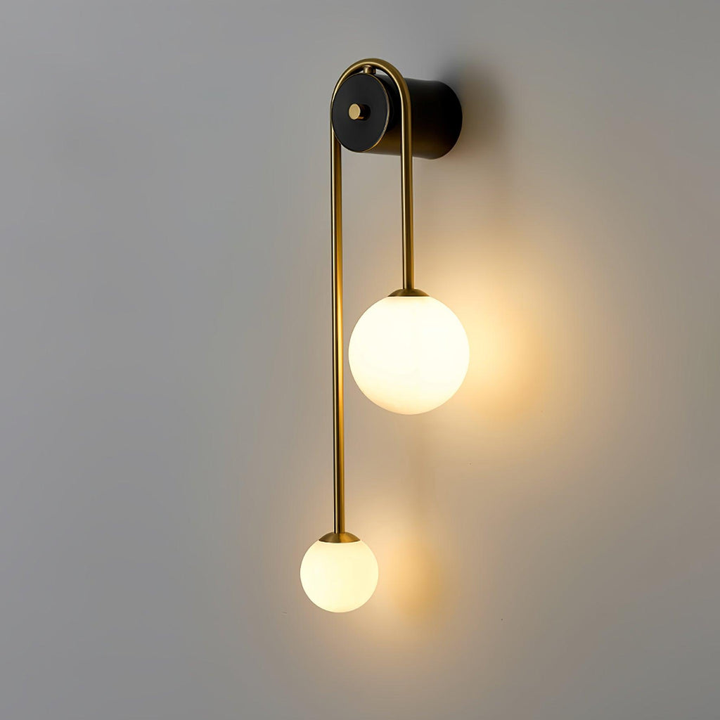 Arc Brass Sconce Light Lighting Lobby