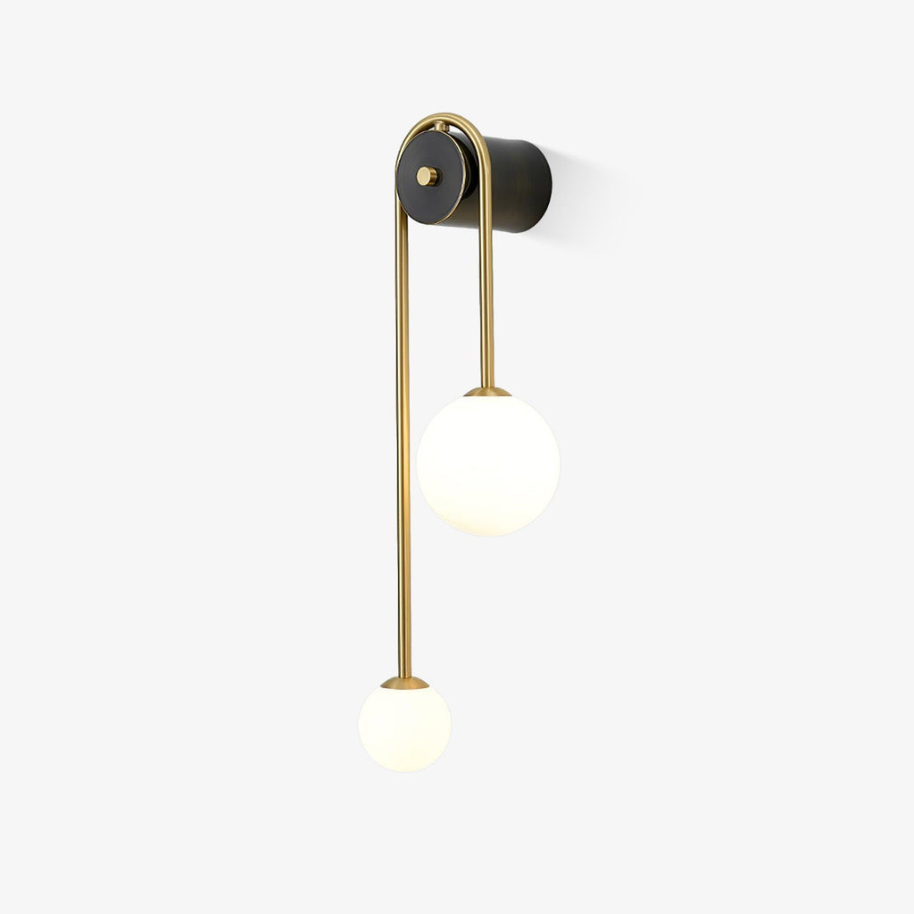 Arc Brass Sconce Light Lighting Lobby