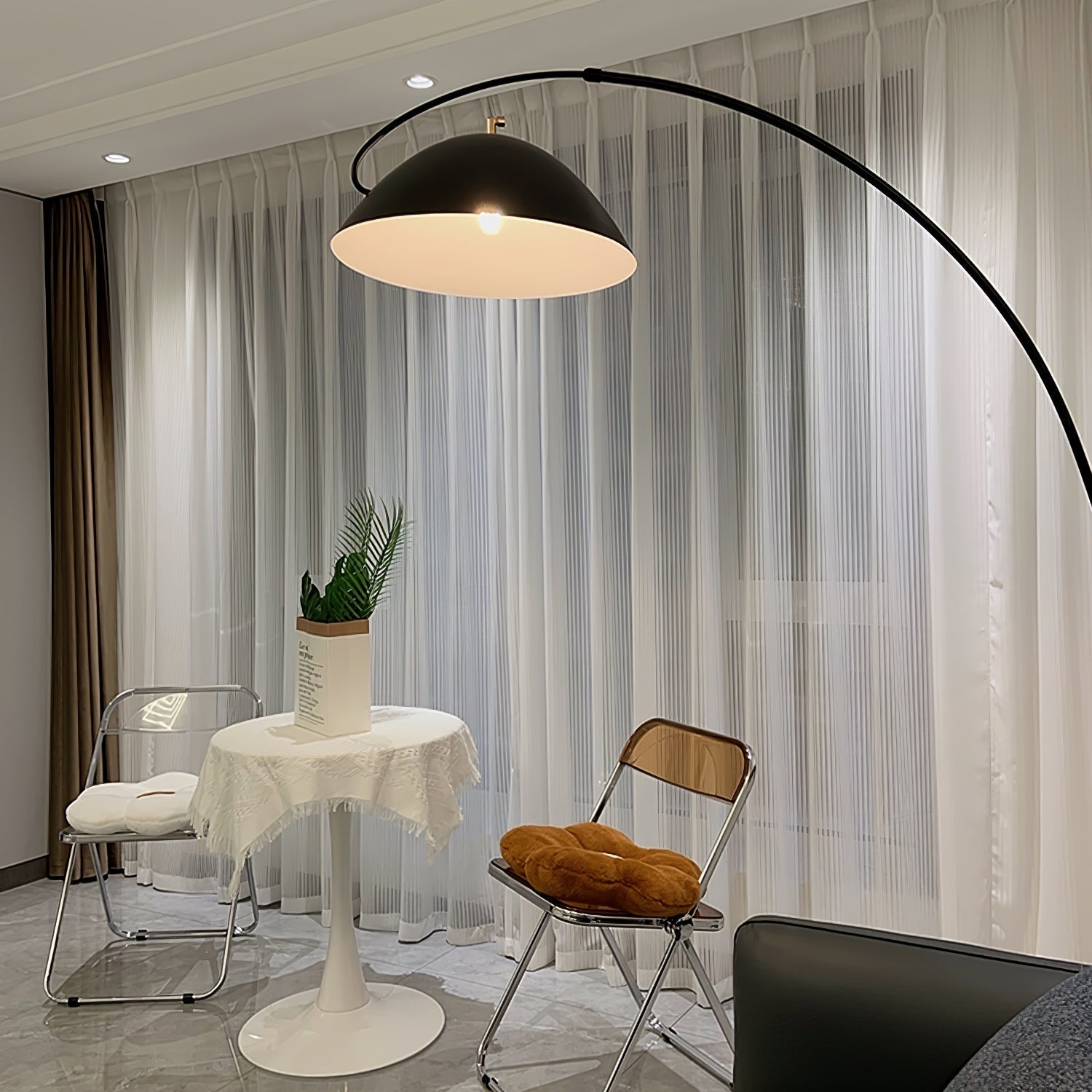 Arc Ceiling Lamp Lighting Lobby
