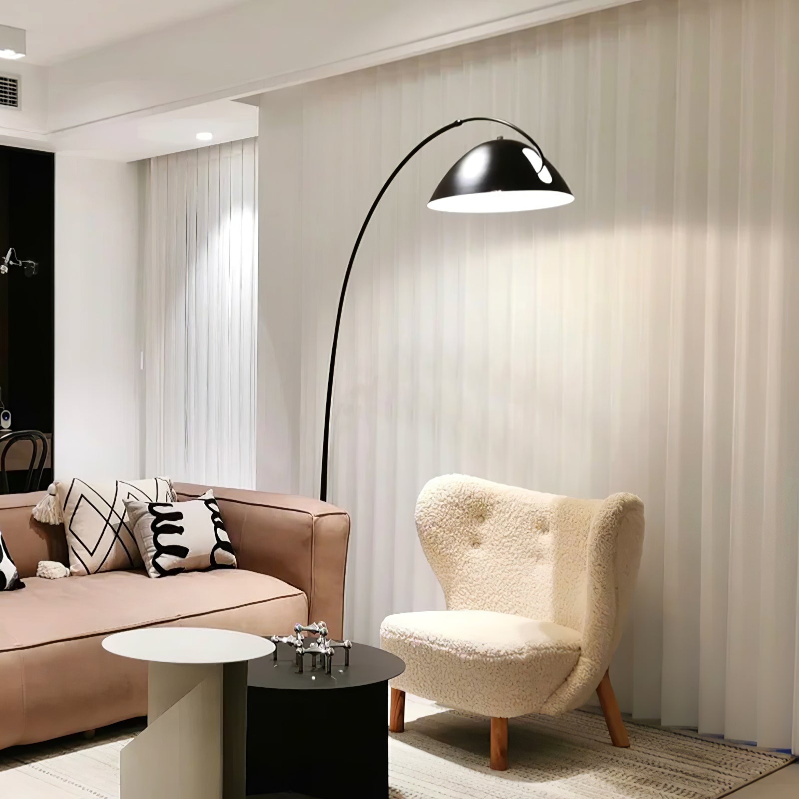 Arc Ceiling Lamp Lighting Lobby