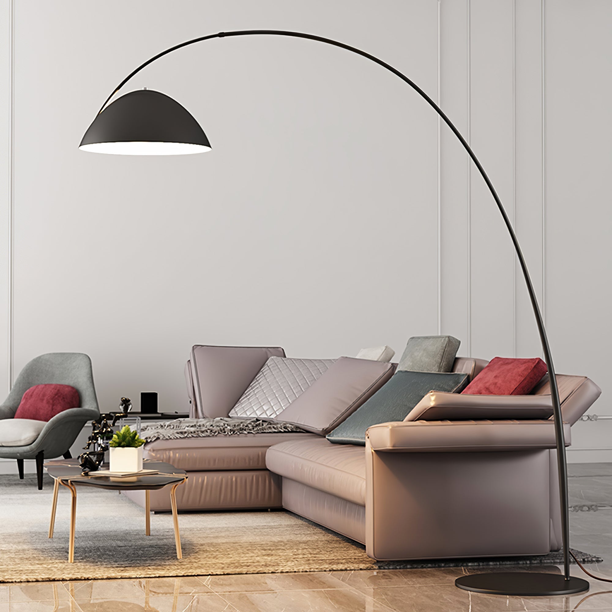 Arc Ceiling Lamp Lighting Lobby