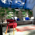 Arc Ceiling Lamp Lighting Lobby