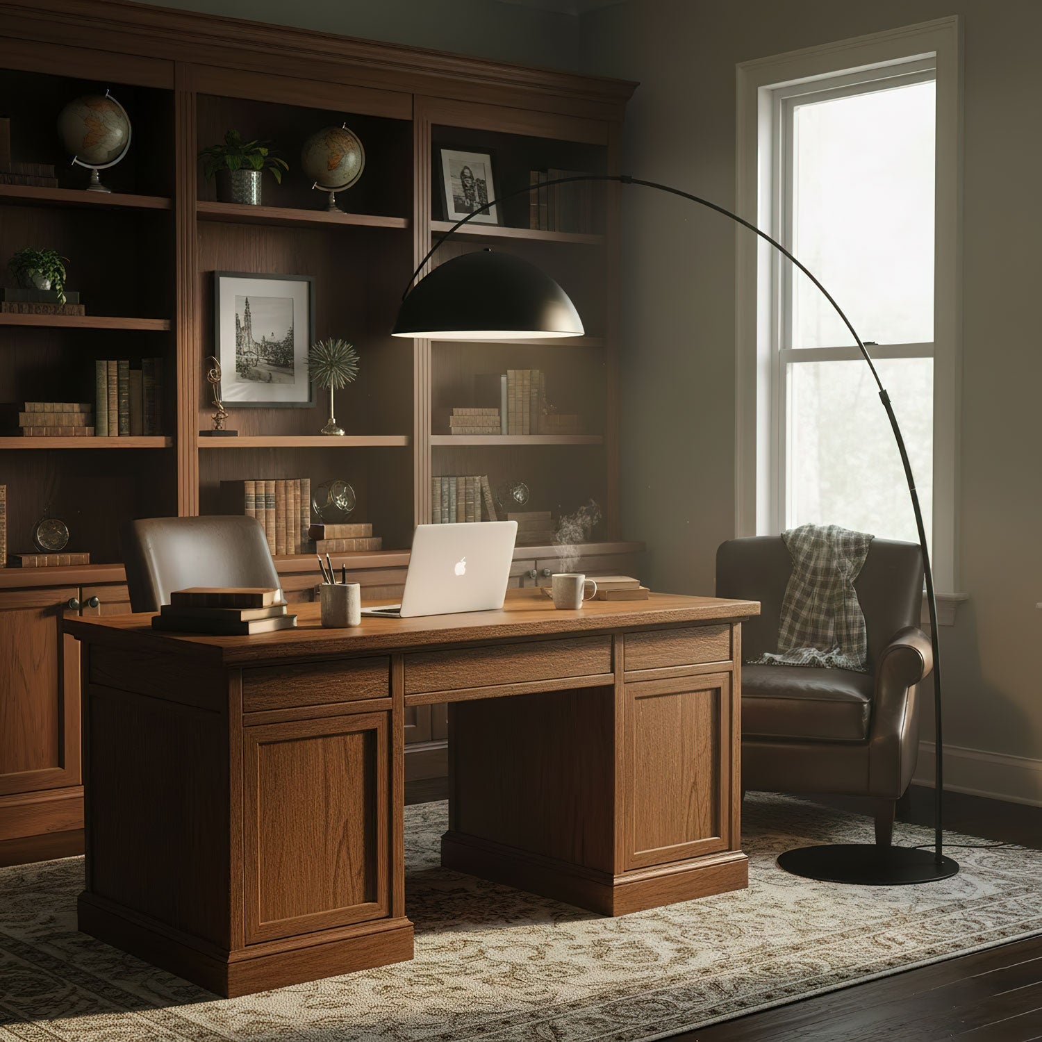 Arc Ceiling Lamp Lighting Lobby