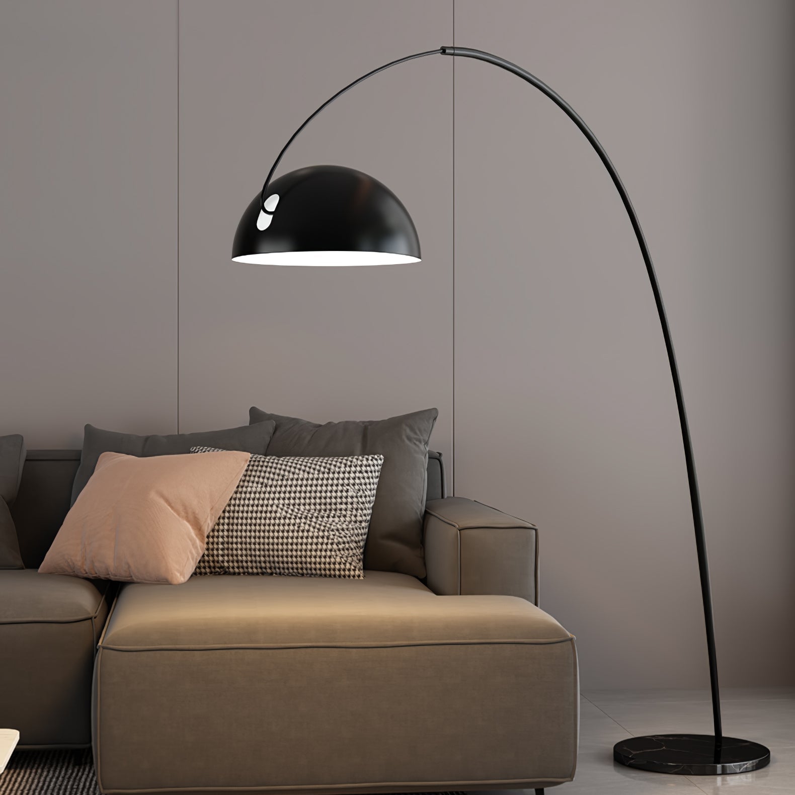 Arc Ceiling Lamp Lighting Lobby
