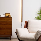 Arlo Linear Wood Plug-in Sconce Light Lighting Lobby