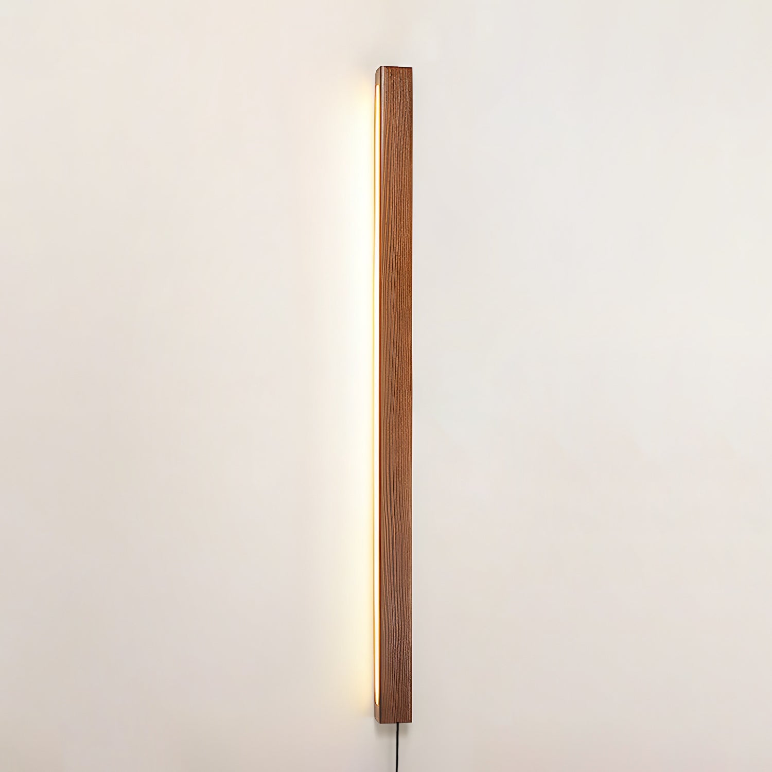 Arlo Linear Wood Plug-in Sconce Light Lighting Lobby