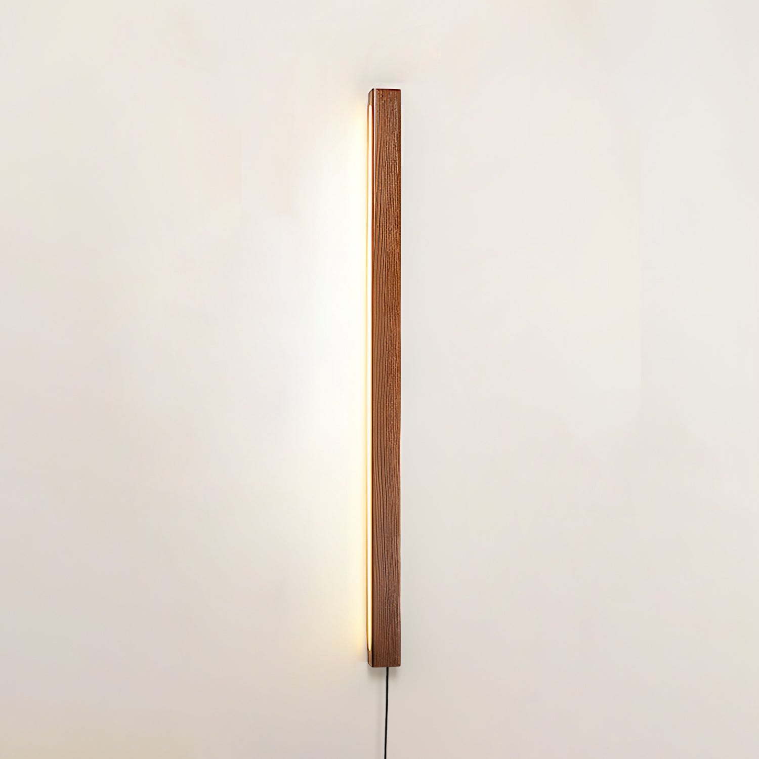 Arlo Linear Wood Plug-in Sconce Light Lighting Lobby