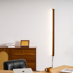 Arlo Linear Wood Plug-in Sconce Light Lighting Lobby