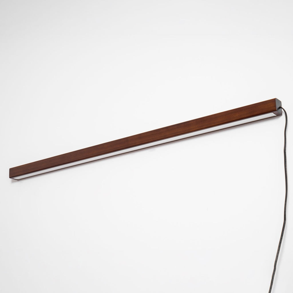 Arlo Linear Wood Plug-in Sconce Light Lighting Lobby