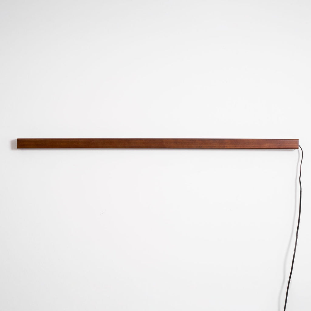Arlo Linear Wood Plug-in Sconce Light Lighting Lobby