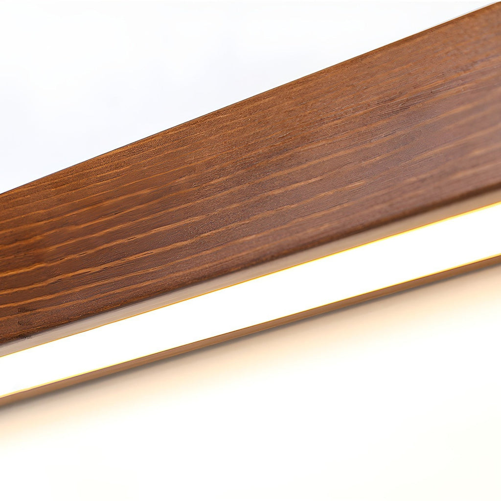 Arlo Linear Wooden Wall Lamp Lighting Lobby