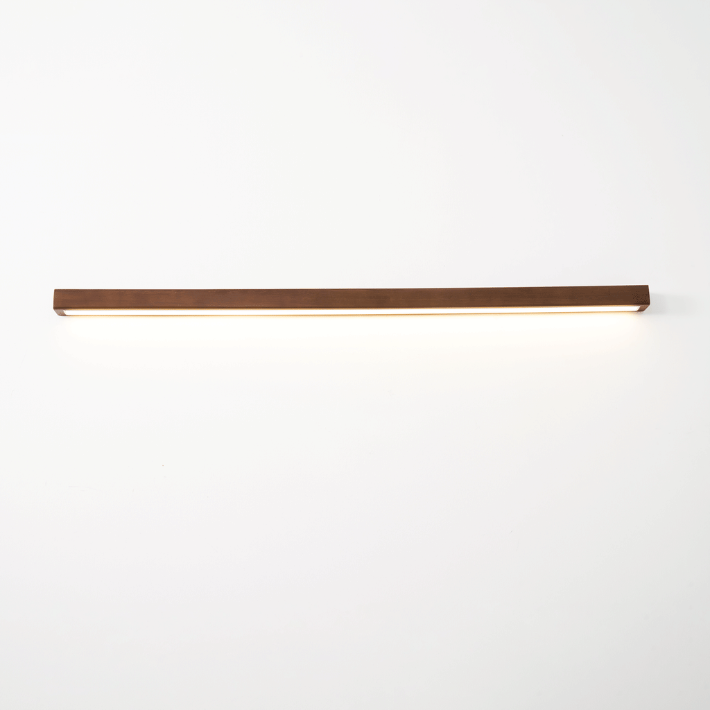 Arlo Linear Wooden Wall Lamp Lighting Lobby