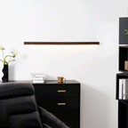 Arlo Linear Wooden Wall Lamp Lighting Lobby