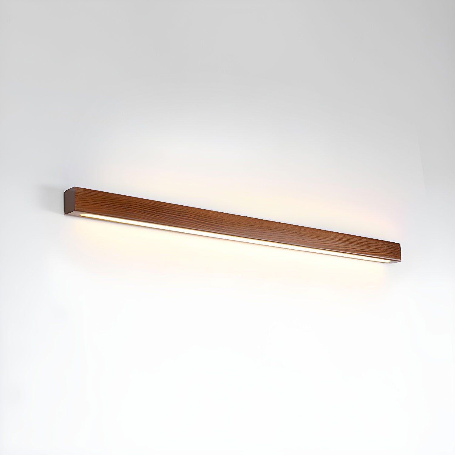 Arlo Linear Wooden Wall Lamp Lighting Lobby