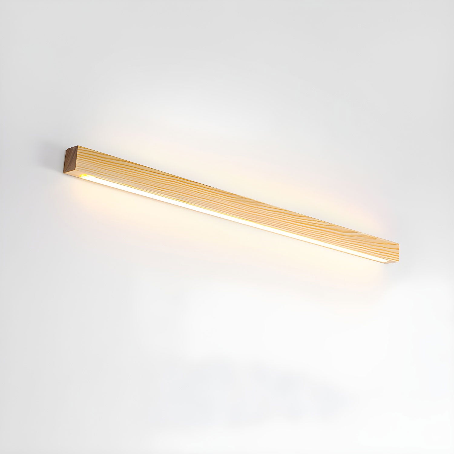 Arlo Linear Wooden Wall Lamp Lighting Lobby