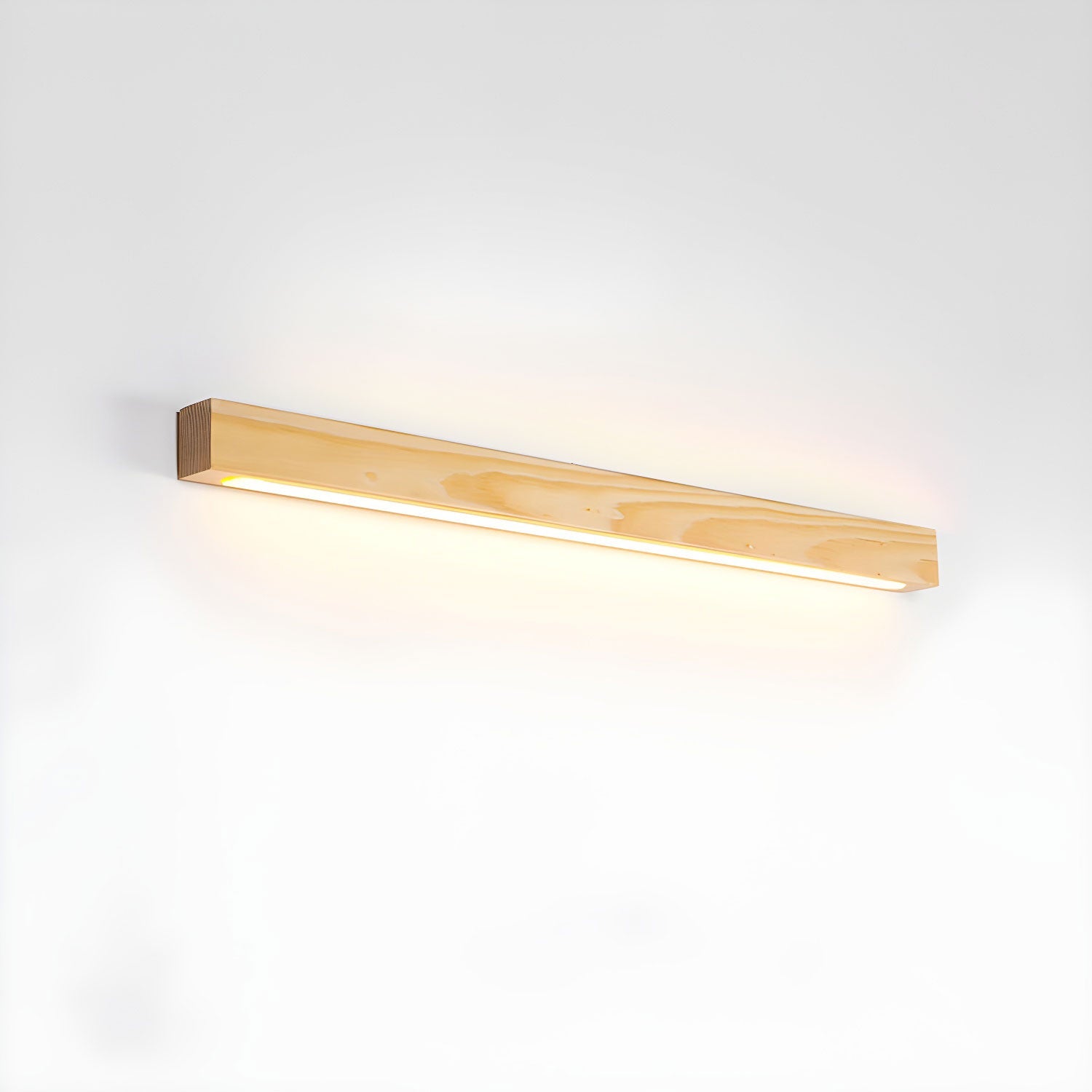 Arlo Linear Wooden Wall Lamp Lighting Lobby